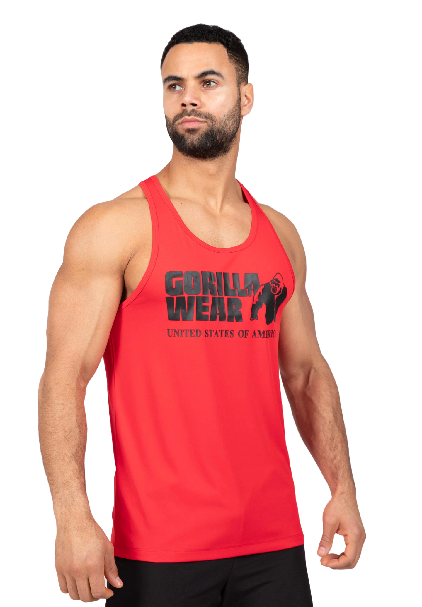 Gorilla Wear Classic Training Tank Top, red