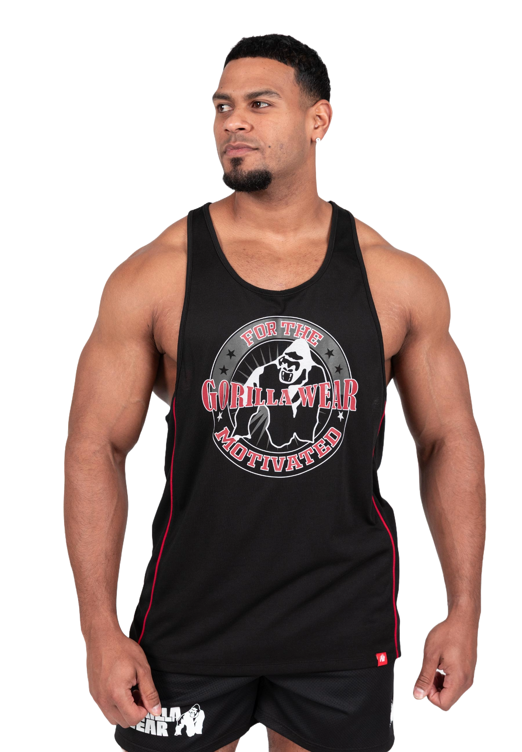 Gorilla Wear Casper Stringer, black/red