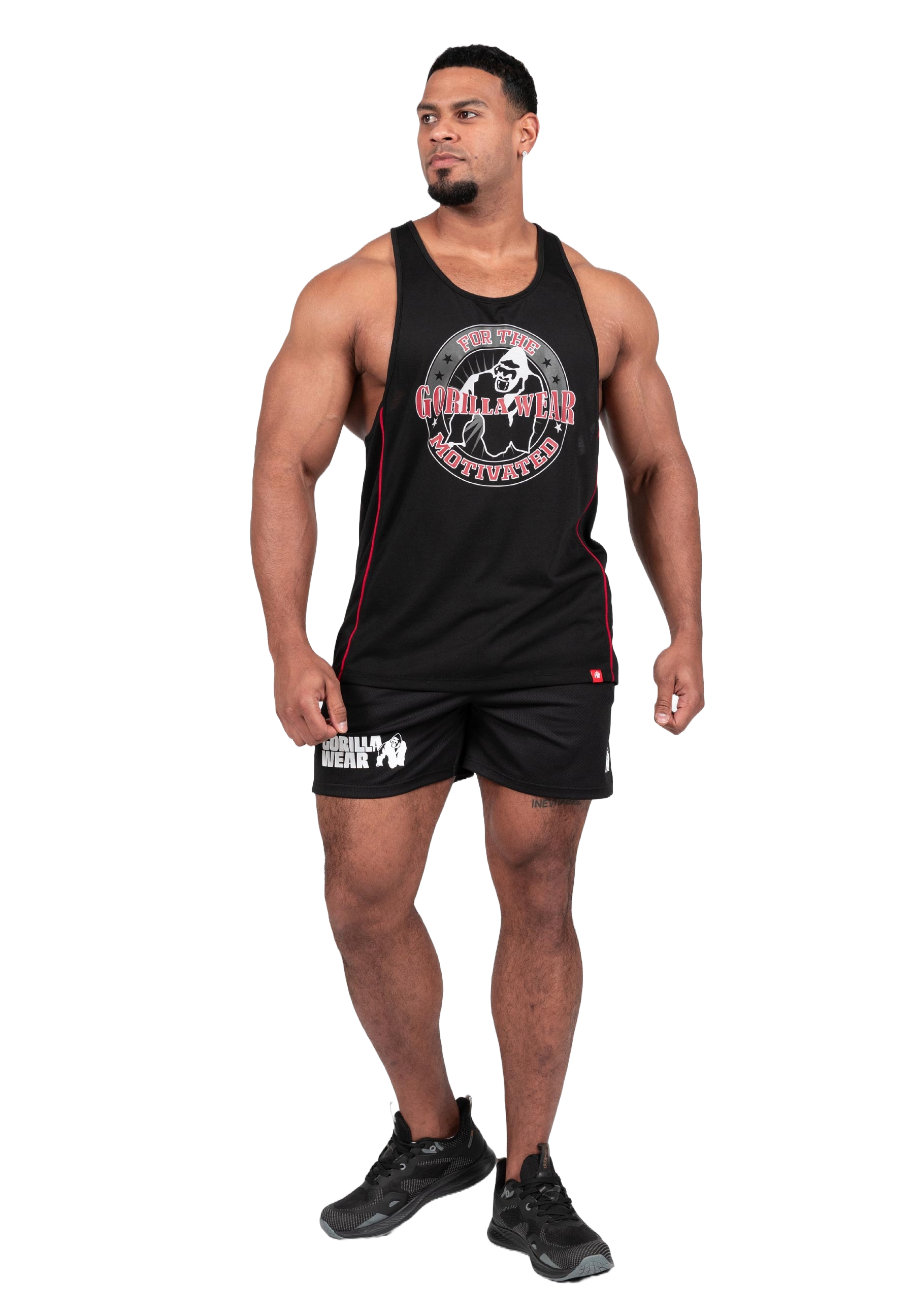 Gorilla Wear Casper Stringer, black/red