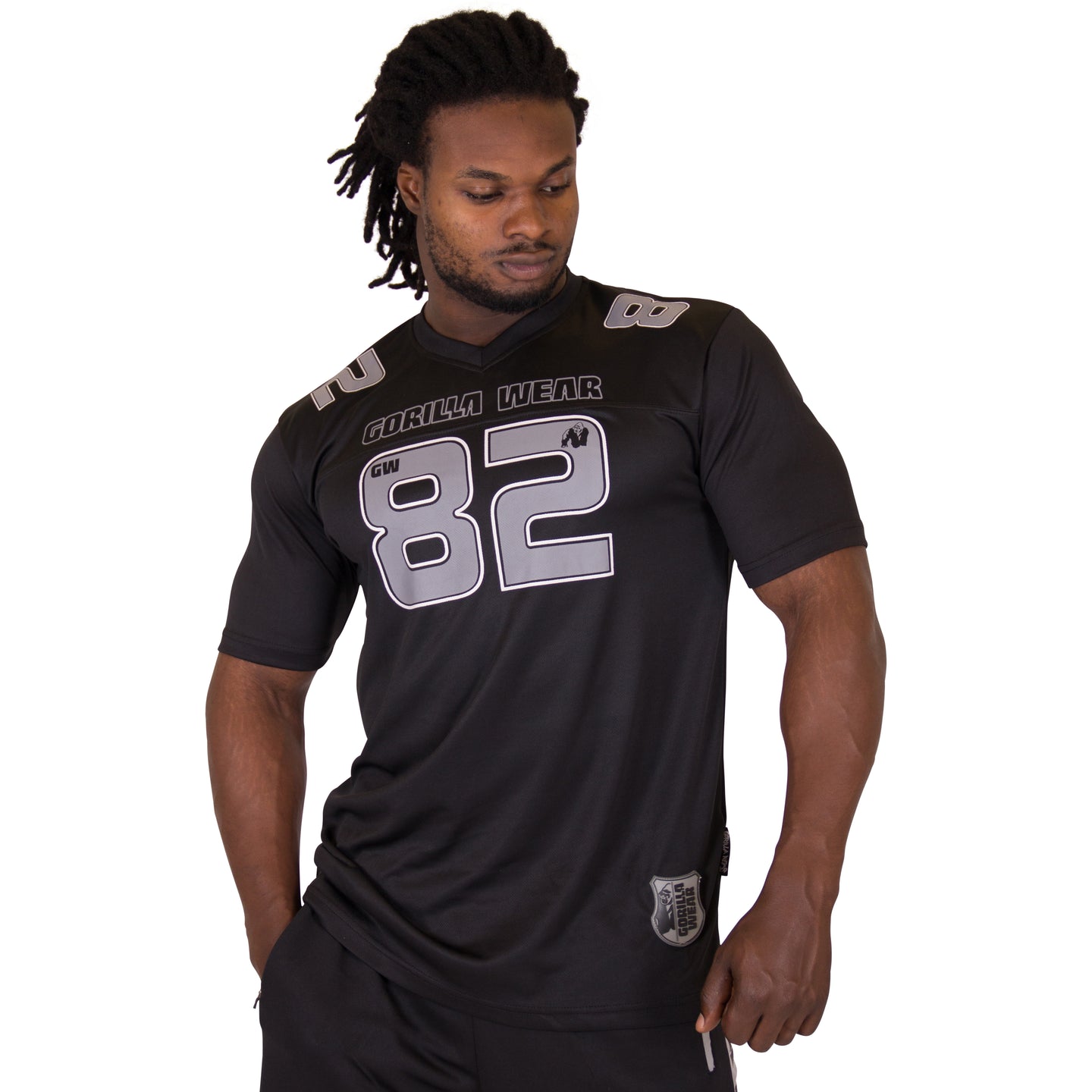 Gorilla Wear Fresno Tee, black/grey