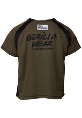 Gorilla Wear Augustine Old School Work Out Top, army green