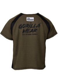 Gorilla Wear Augustine Old School Work Out Top, army green