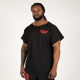 Gorilla Wear Augustine Old School Work Out Top, black/red