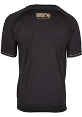 Gorilla Wear Fremont T-Shirt, black/gold