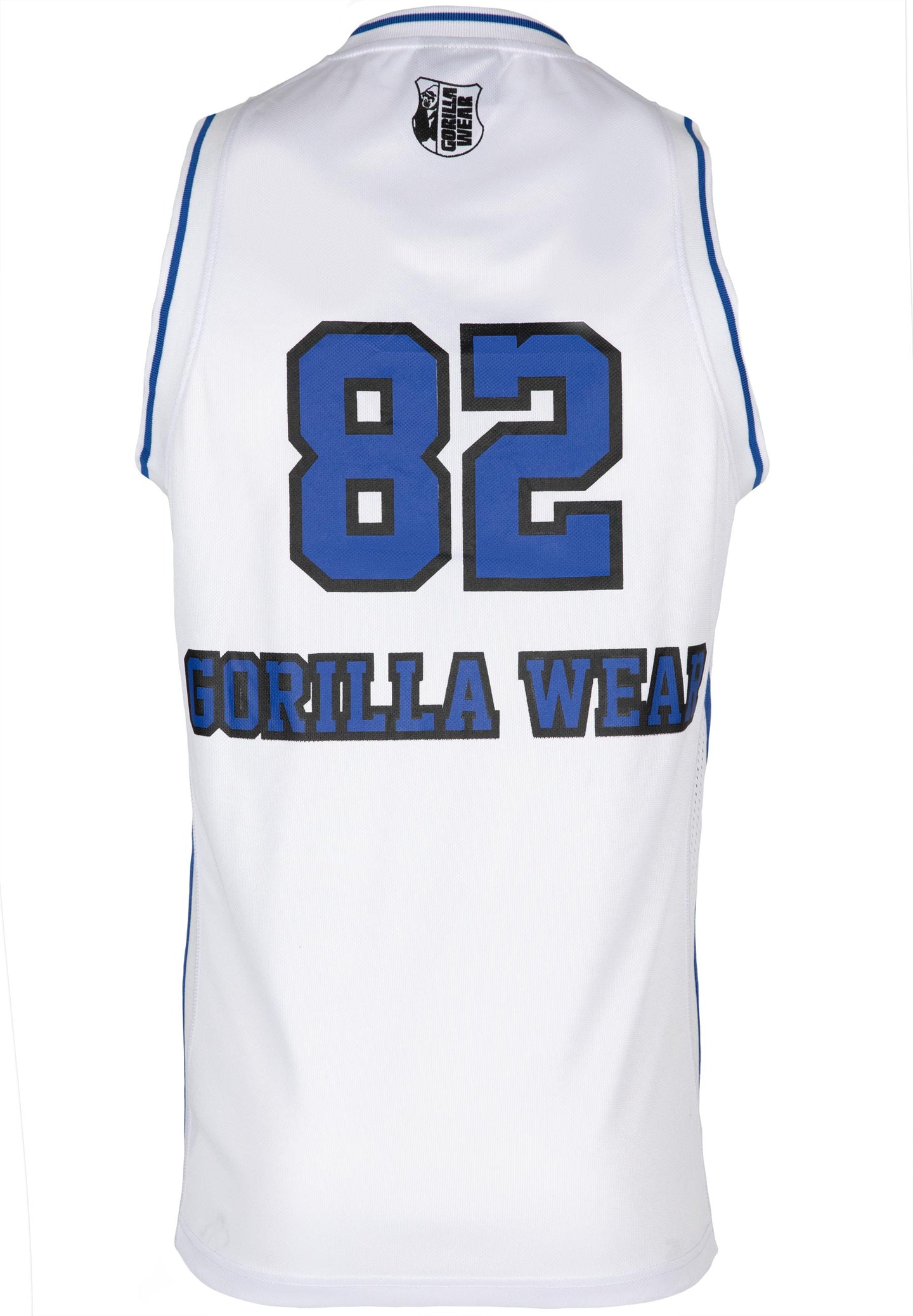 Gorilla Wear San Mateo Jersey Tank Top, white/blue