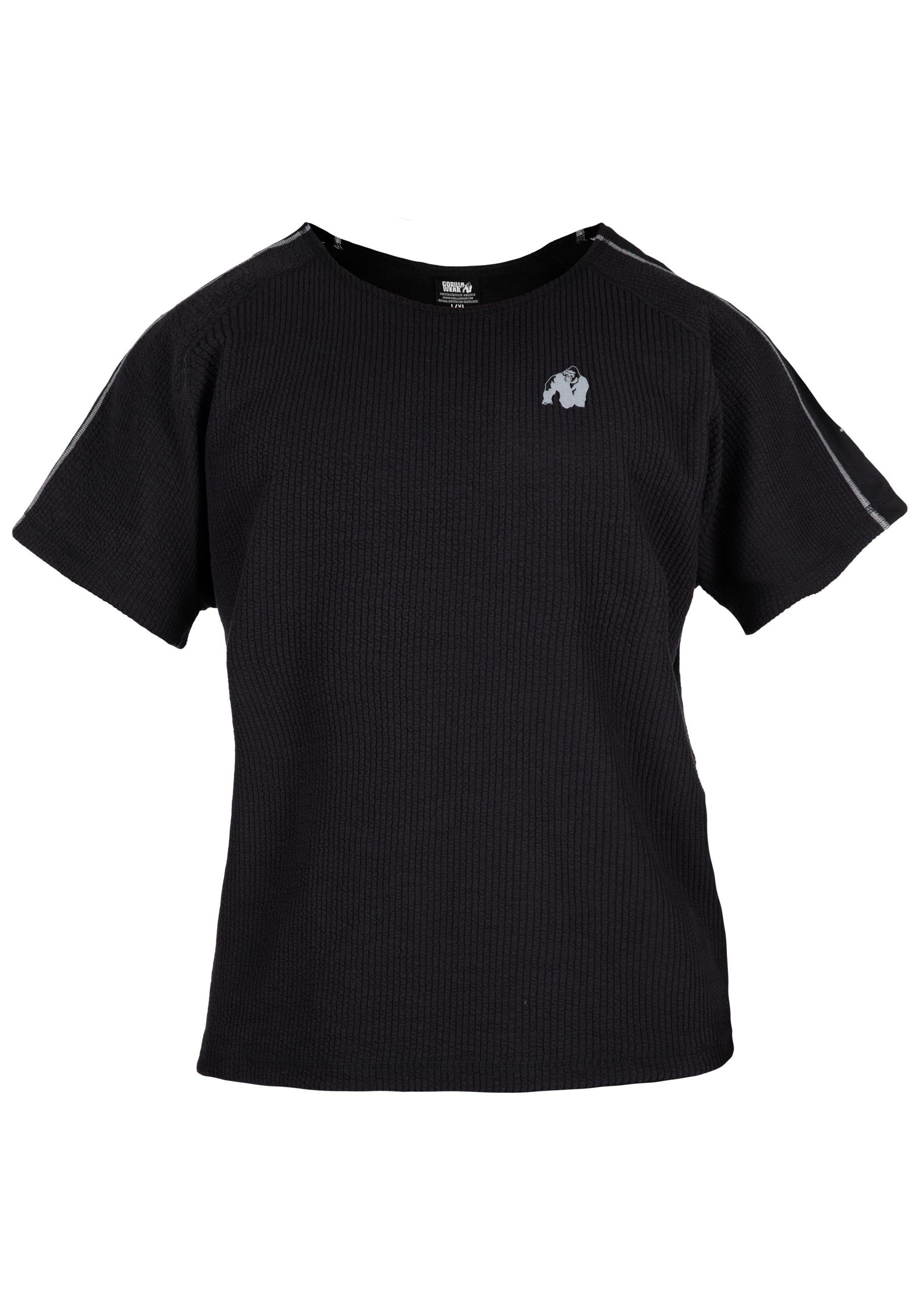 Gorilla Wear Buffalo Old School Workout Top, black/grey