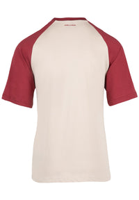 Gorilla Wear Logan Oversized T-Shirt, beige/red
