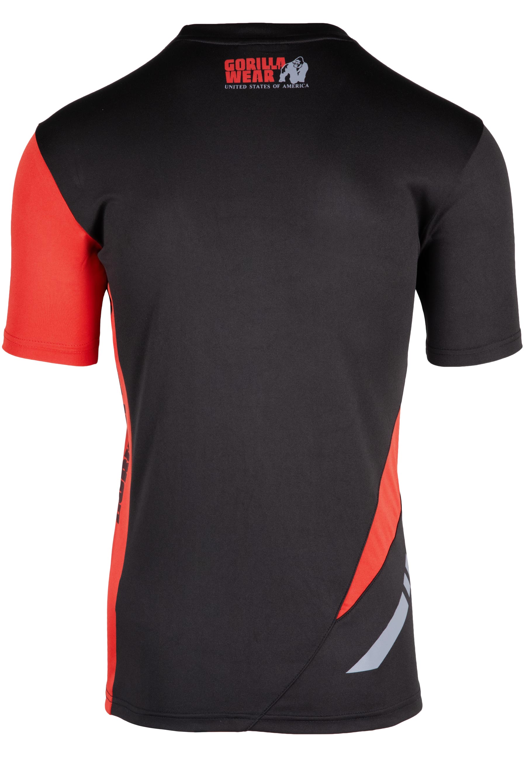 Gorilla Wear Hornell T-Shirt, black/red
