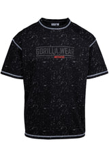 Gorilla Wear Saginaw Oversized T-Shirt, washed black