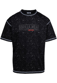Gorilla Wear Saginaw Oversized T-Shirt, washed black