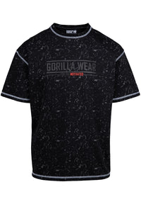 Gorilla Wear Saginaw Oversized T-Shirt, washed black