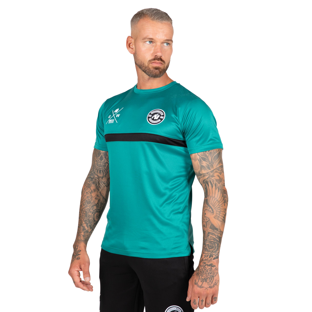 Gorilla Wear Vernon T-Shirt, teal green