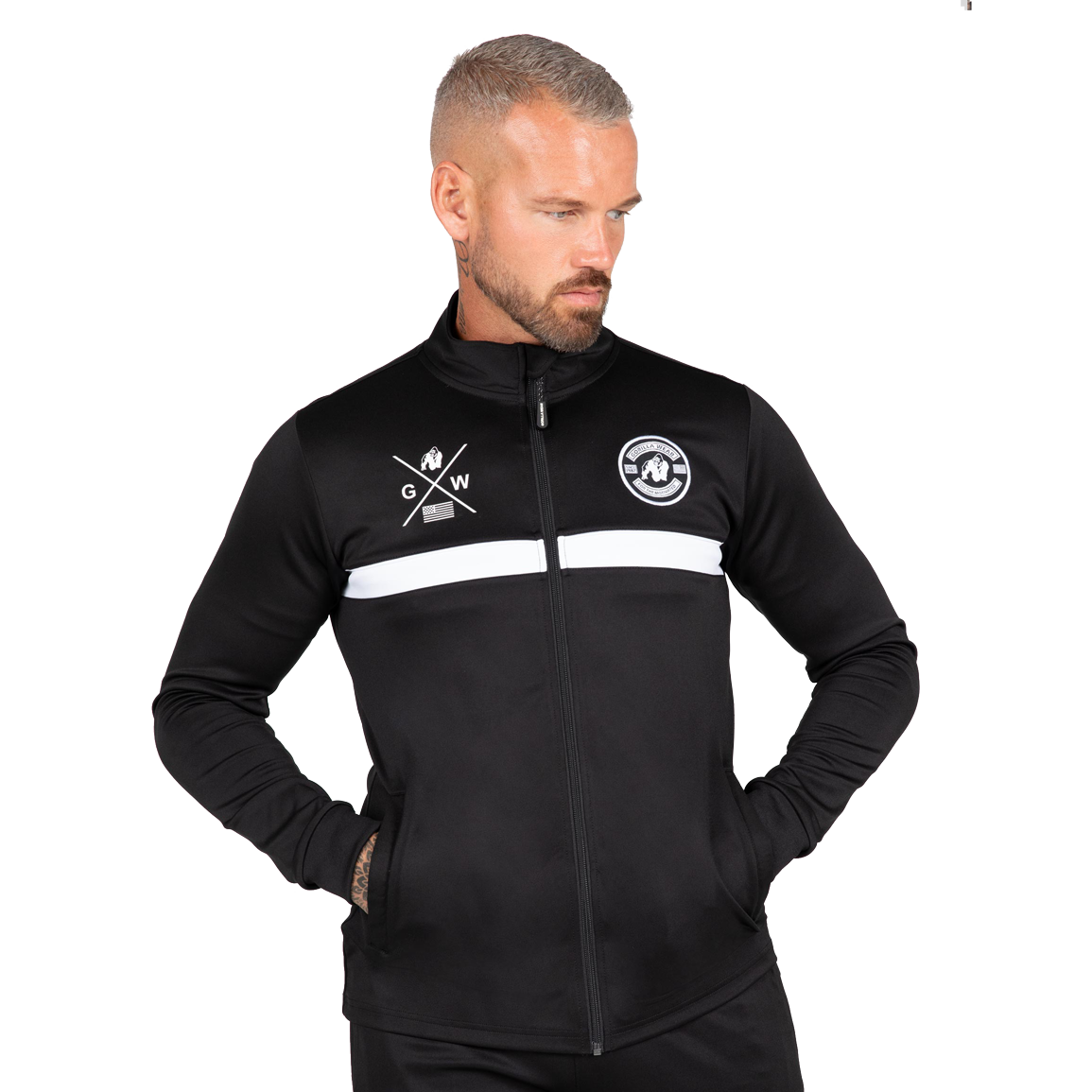 Gorilla Wear Vernon Track Jacket, black