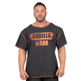 Gorilla Wear Wallace Workout Top, grey/orange