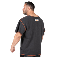 Gorilla Wear Wallace Workout Top, grey/orange