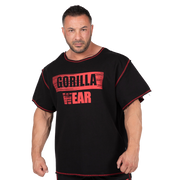 Gorilla Wear Wallace Workout Top, black/red
