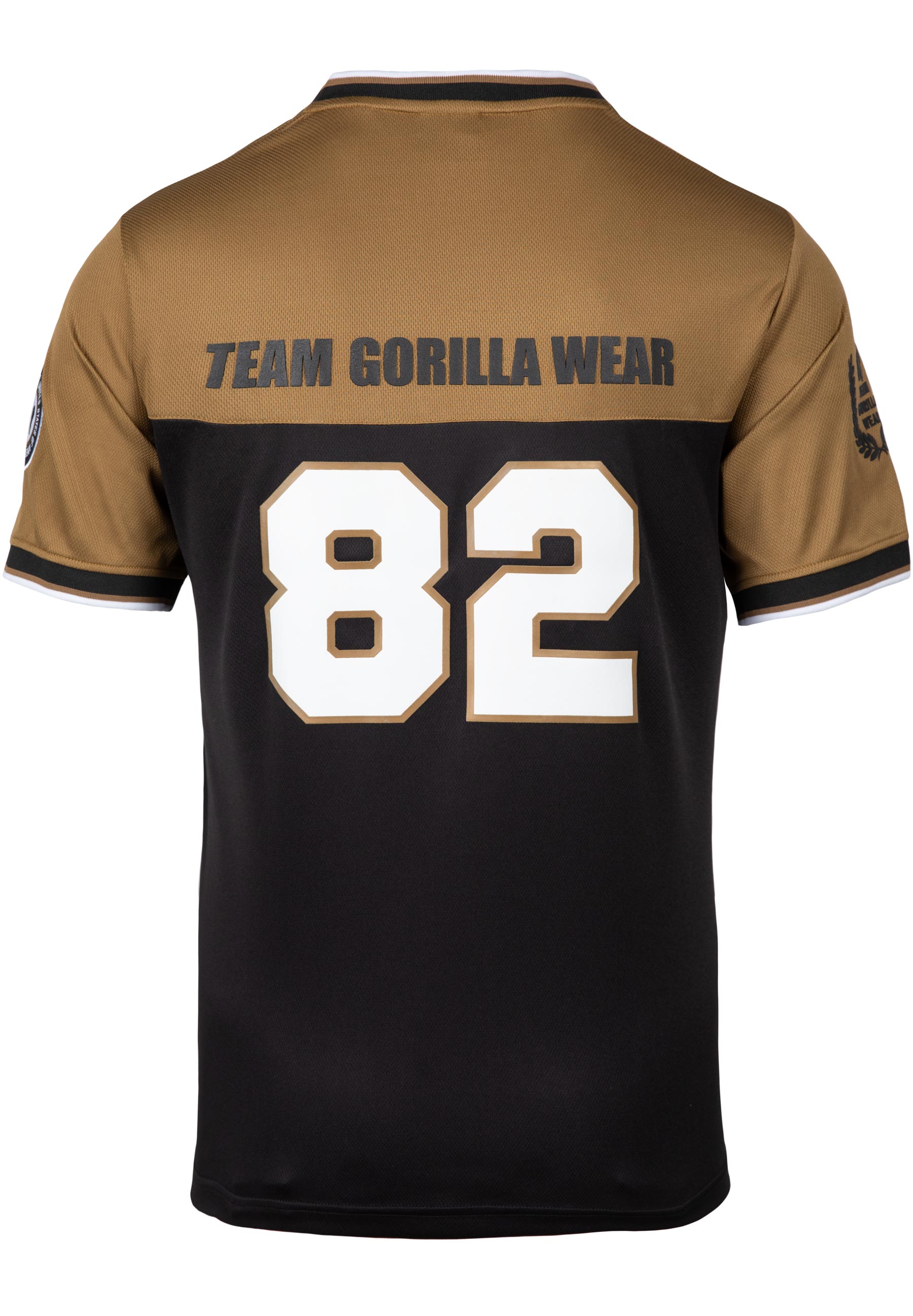 Gorilla Wear Trenton Football Jersey, black/gold