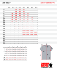 Gorilla Wear Classic Workout Top, black