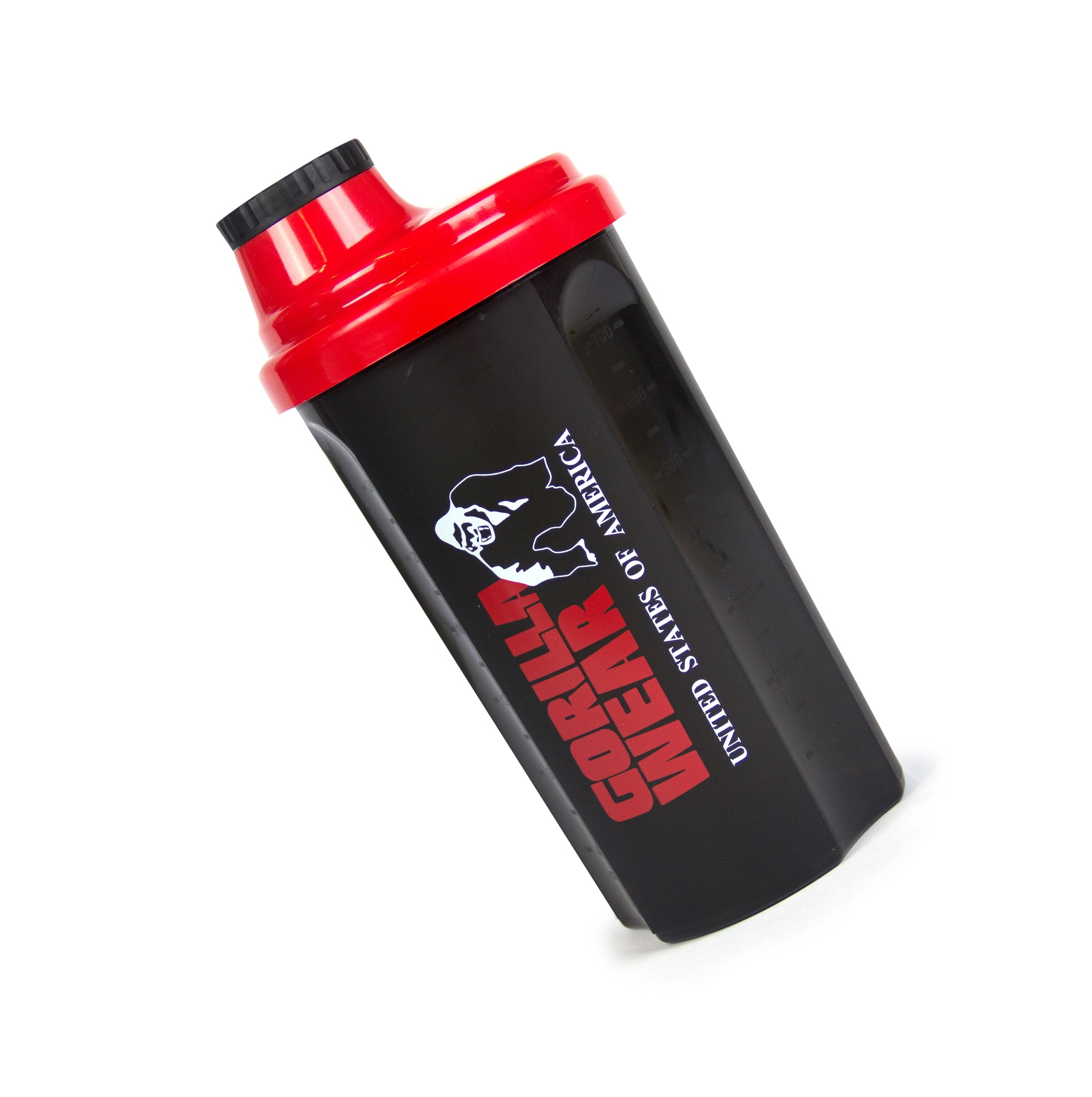 Gorilla Wear Gorilla Wear Shaker 700 ml, black/red