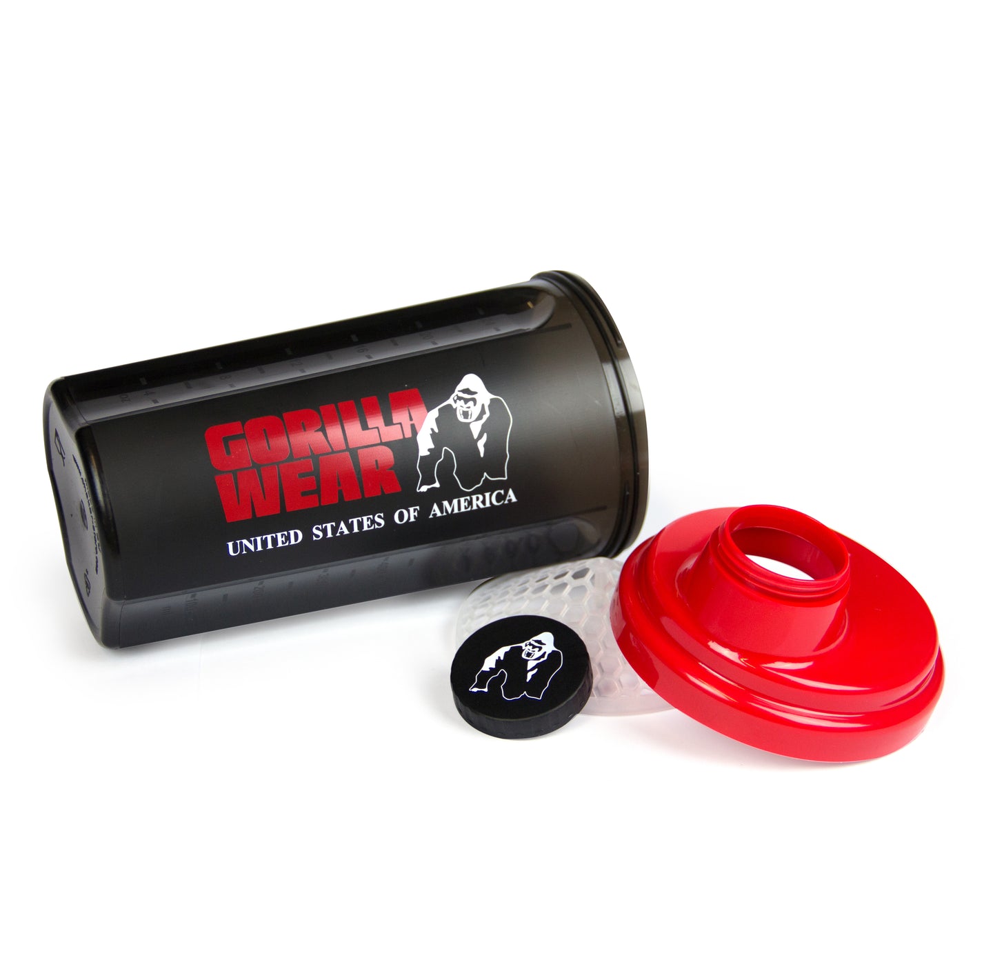 Gorilla Wear Gorilla Wear Shaker 700 ml, black/red