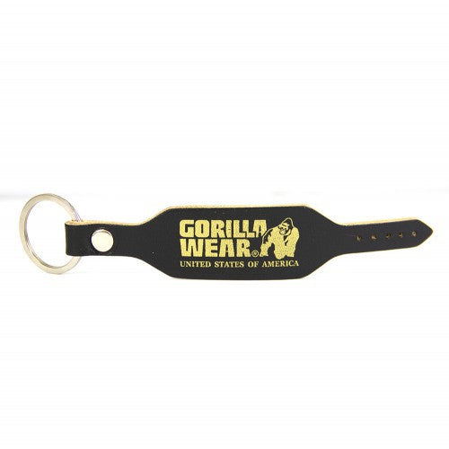 Gorilla Wear GW Keychain, black/gold