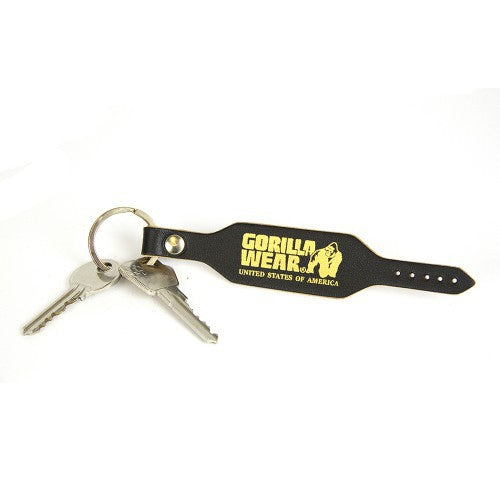 Gorilla Wear GW Keychain, black/gold