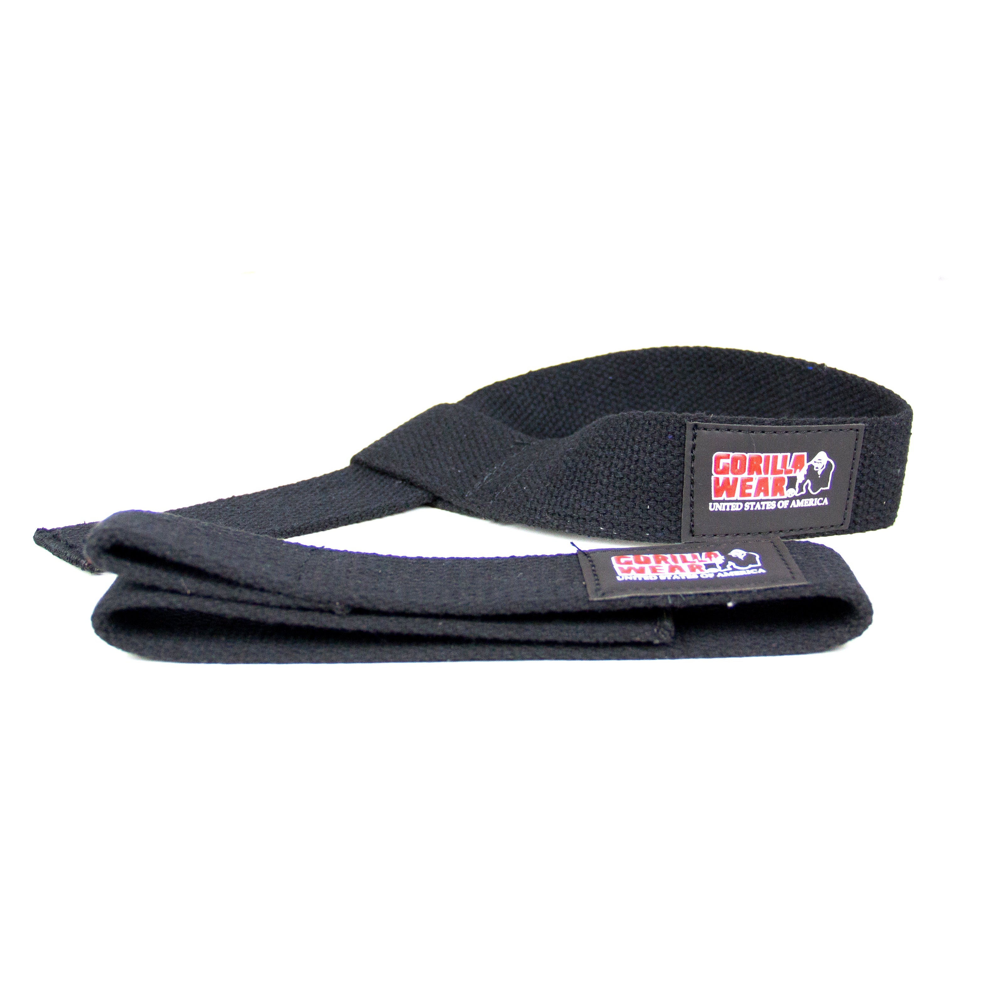 Gorilla Wear Lifting Straps, black