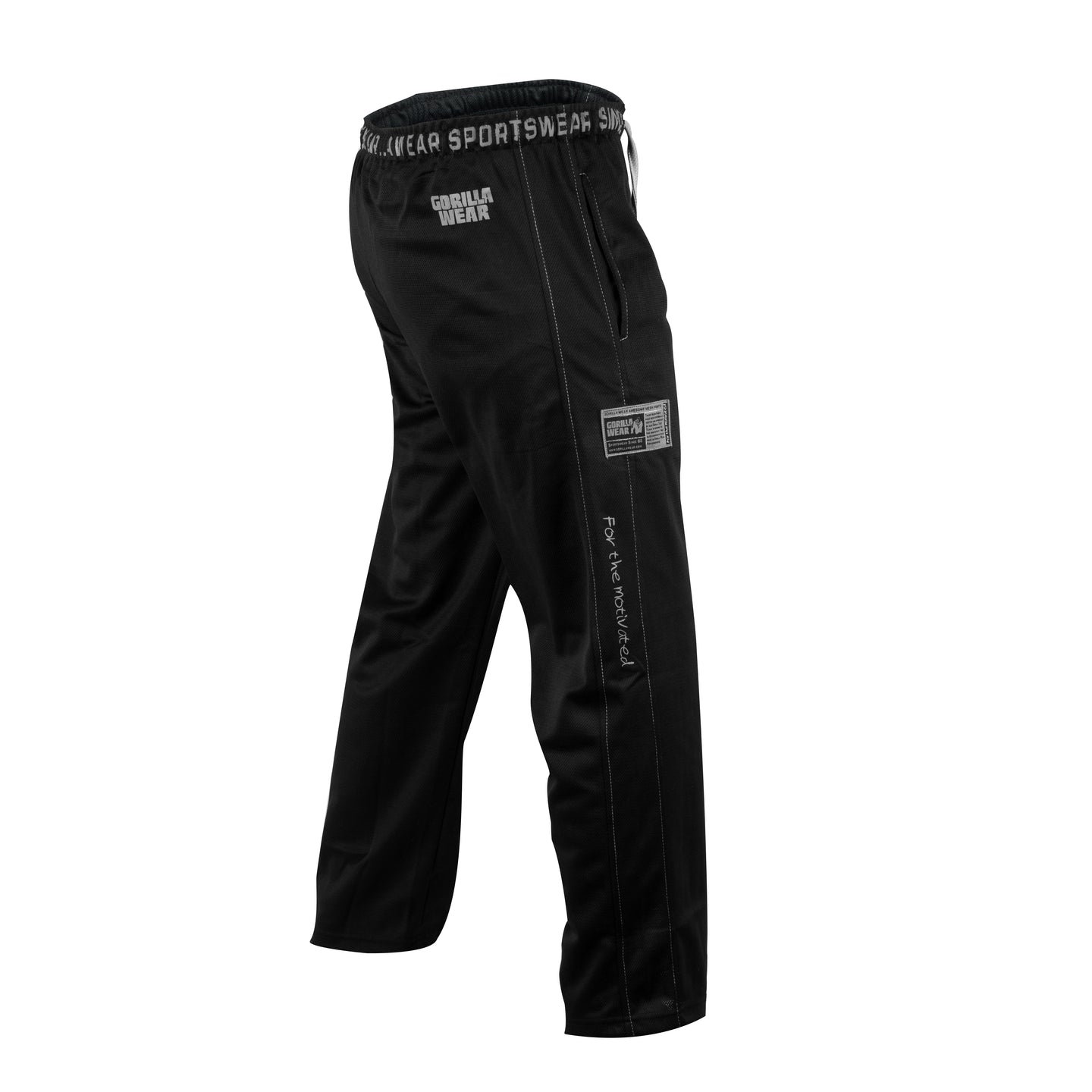 Gorilla Wear Logo Mesh Pants, svart