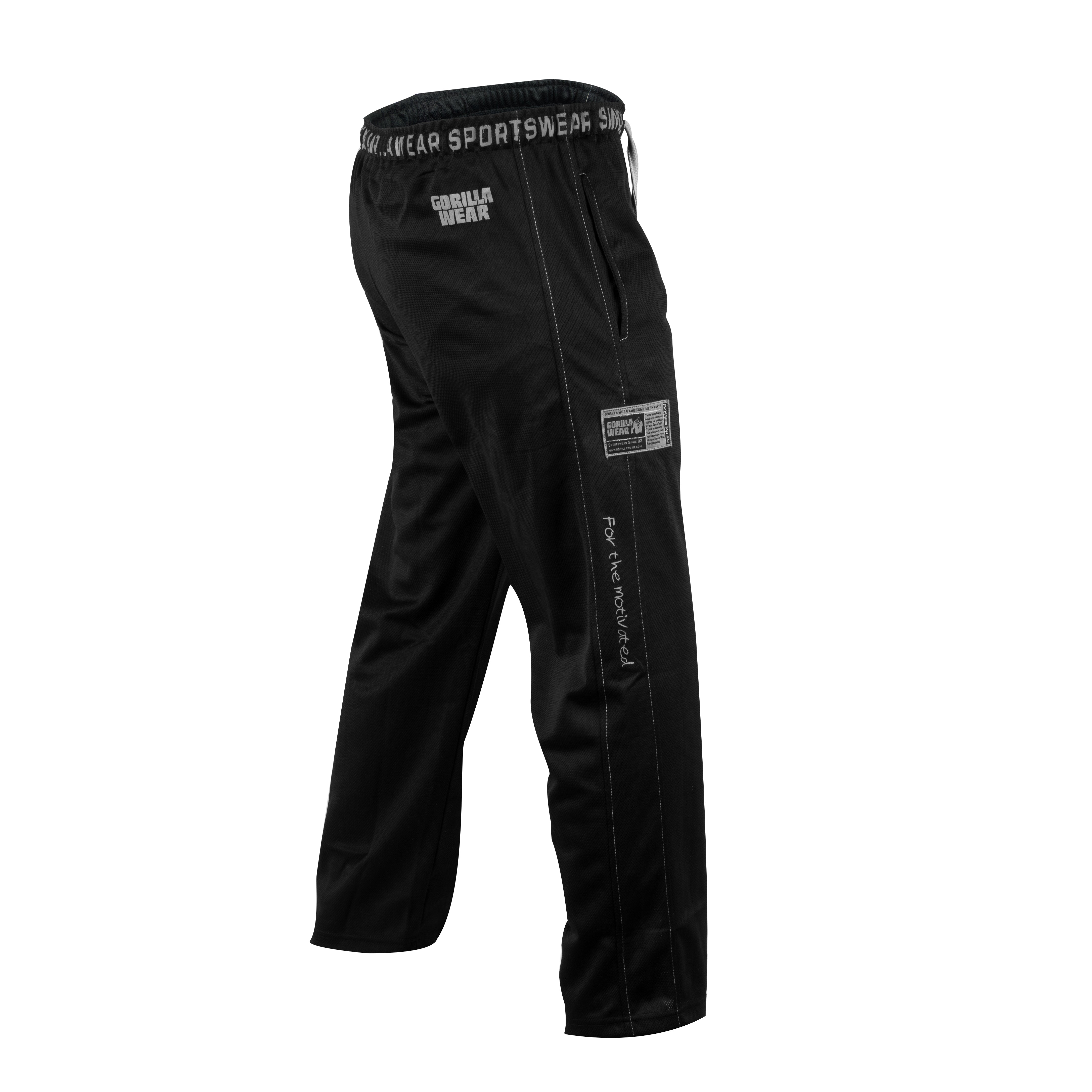 Gorilla Wear Logo Mesh Pants, svart