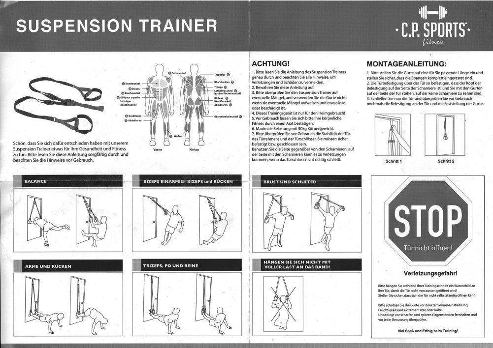 C.P. Sports Suspension Trainer