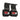 Gorilla Wear Weight Lifting Hooks, black