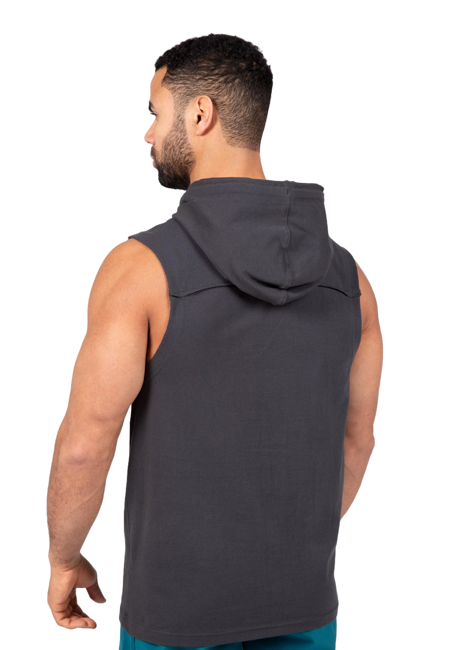 Gorilla Wear Chico S/L Hooded T-Shirt, dark grey