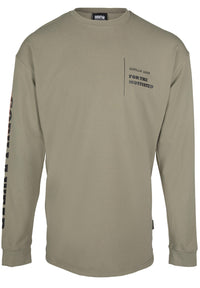 Gorilla Wear Boise Oversized Long Sleeve, army green