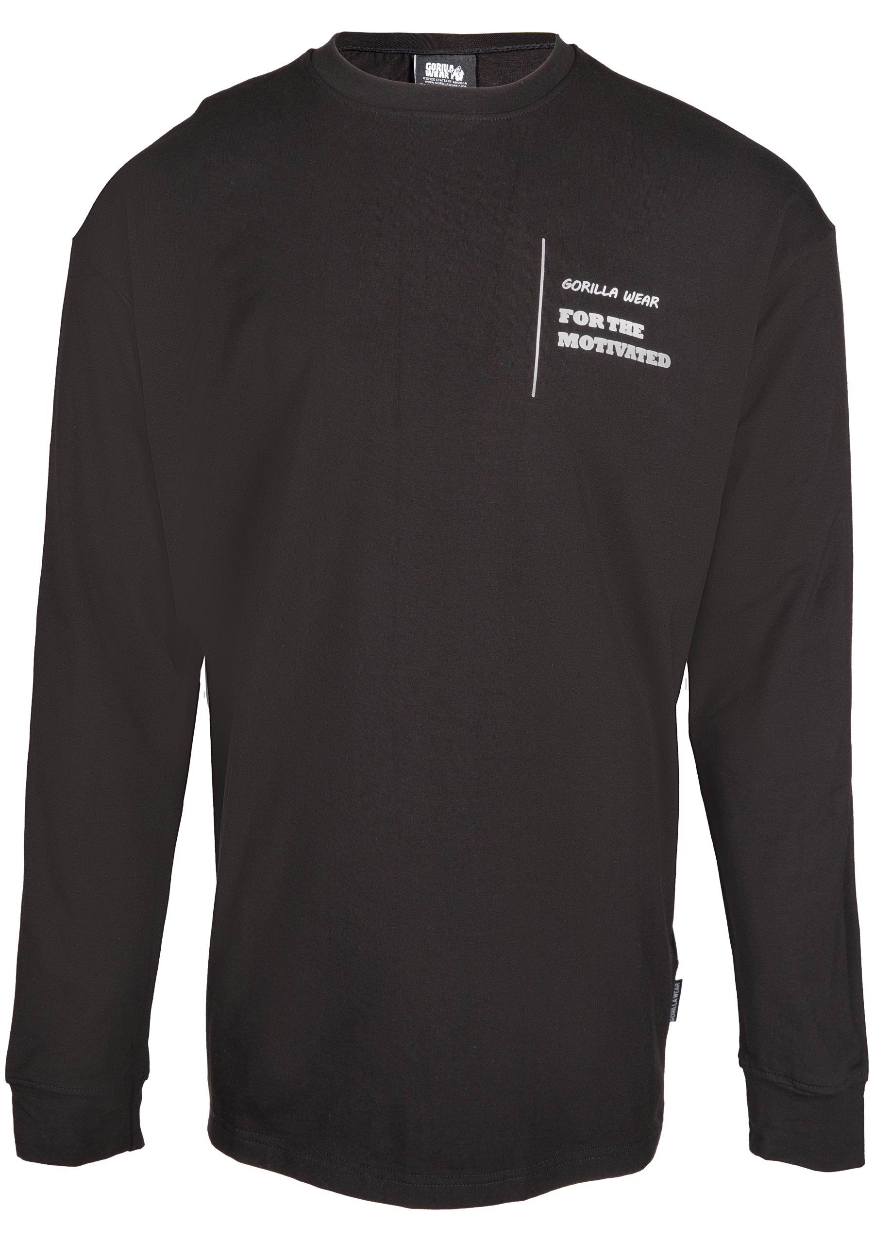 Gorilla Wear Boise Oversized Long Sleeve, black