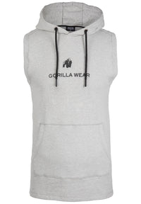 Gorilla Wear Lincoln Sleeveless Hoodie, Grå