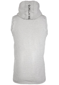 Gorilla Wear Lincoln Sleeveless Hoodie, Grå