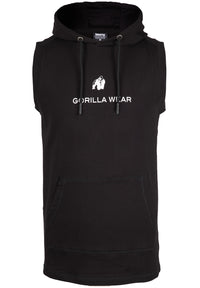 Gorilla Wear Lincoln Sleeveless Hoodie, black