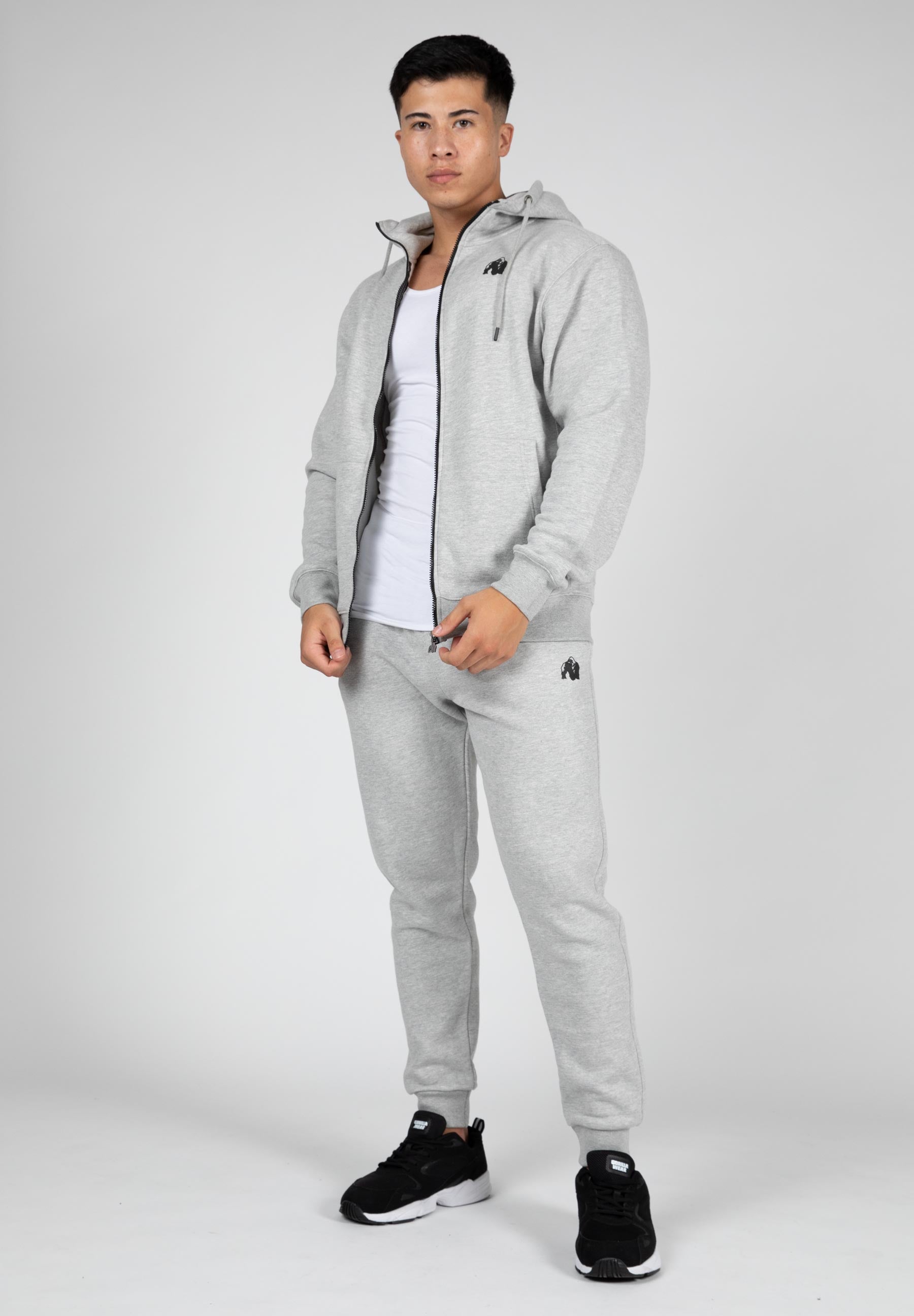 Gorilla Wear Kennewick Zipped Hoodie, grey