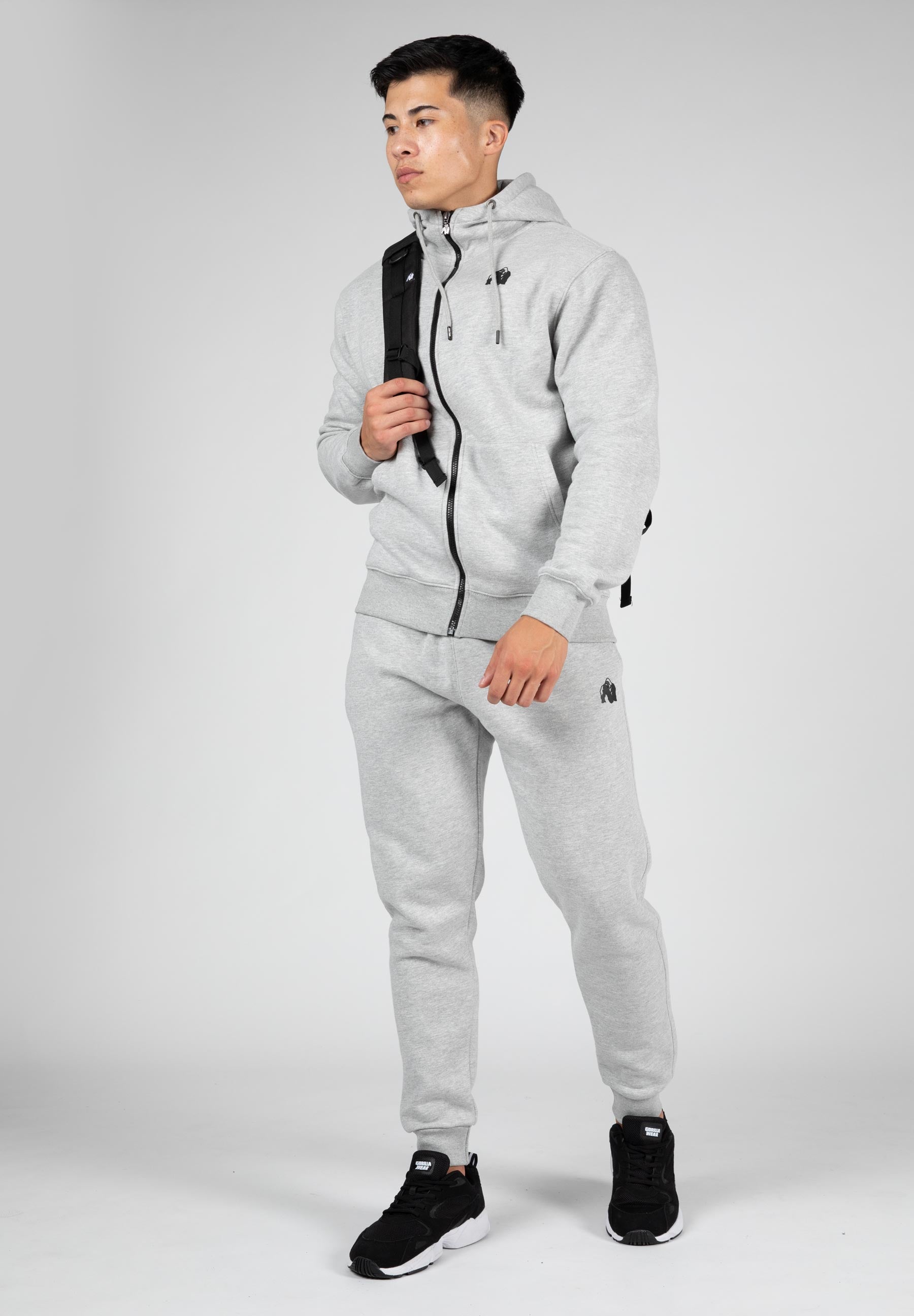 Gorilla Wear Kennewick Zipped Hoodie, grey
