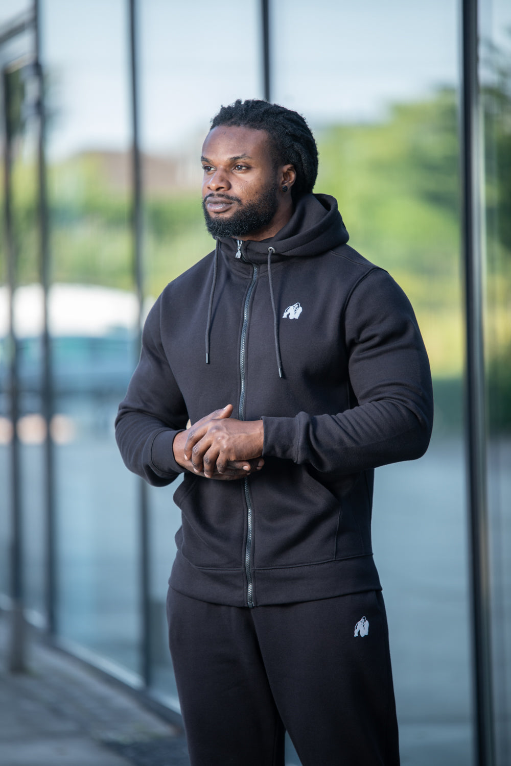 Gorilla Wear Kennewick Zipped Hoodie, grey