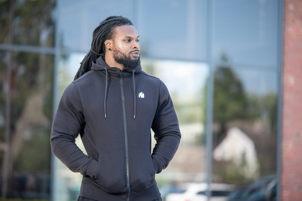 Gorilla Wear Kennewick Zipped Hoodie, grey