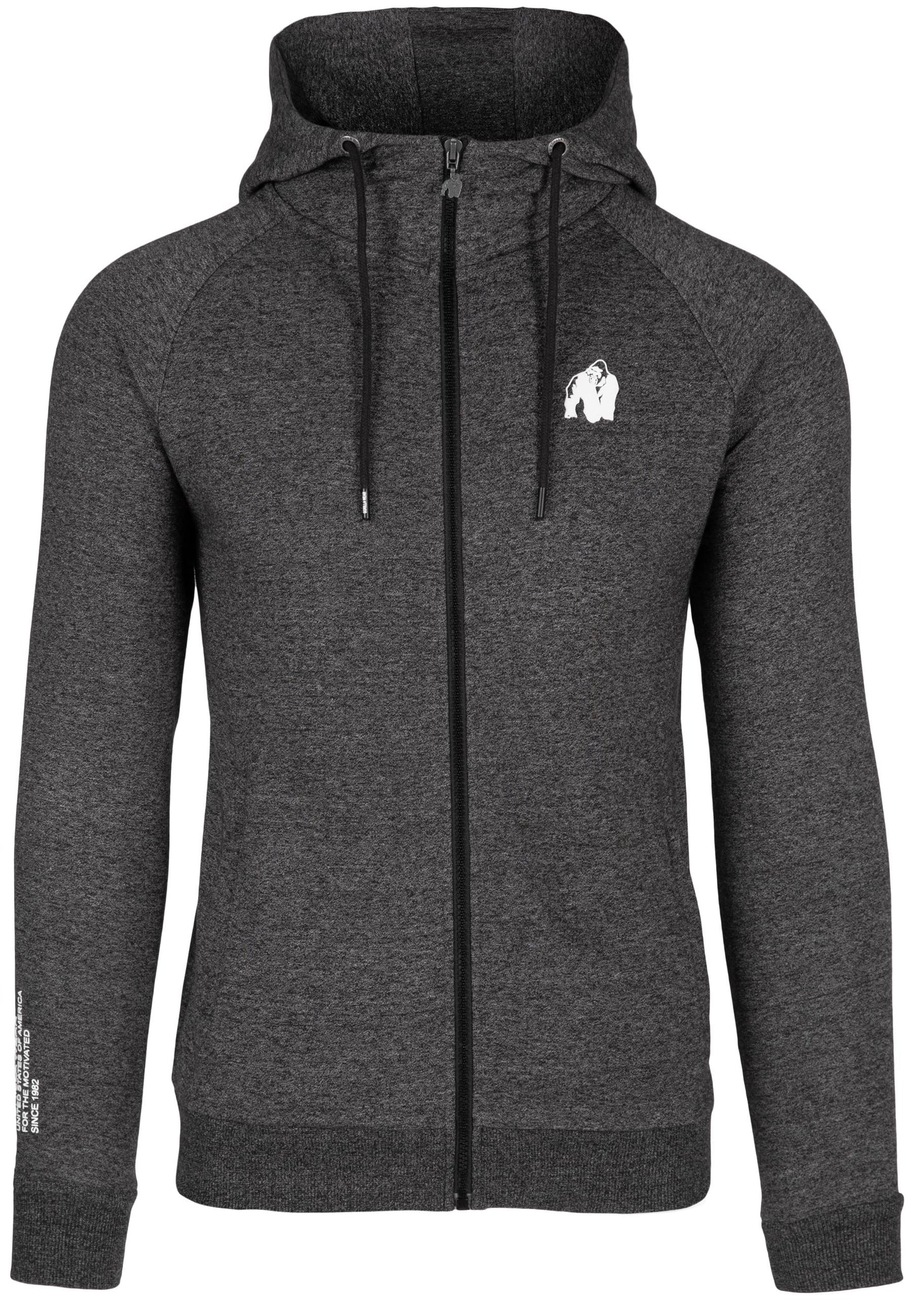 Gorilla Wear Payette Zipped Hoodie, grey