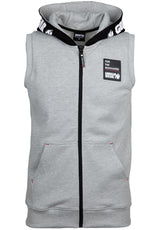Gorilla Wear Milwaukee SL Zipped Hoodie, grey melange