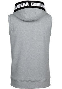Gorilla Wear Milwaukee SL Zipped Hoodie, grey melange