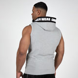 Gorilla Wear Milwaukee SL Zipped Hoodie, grey melange