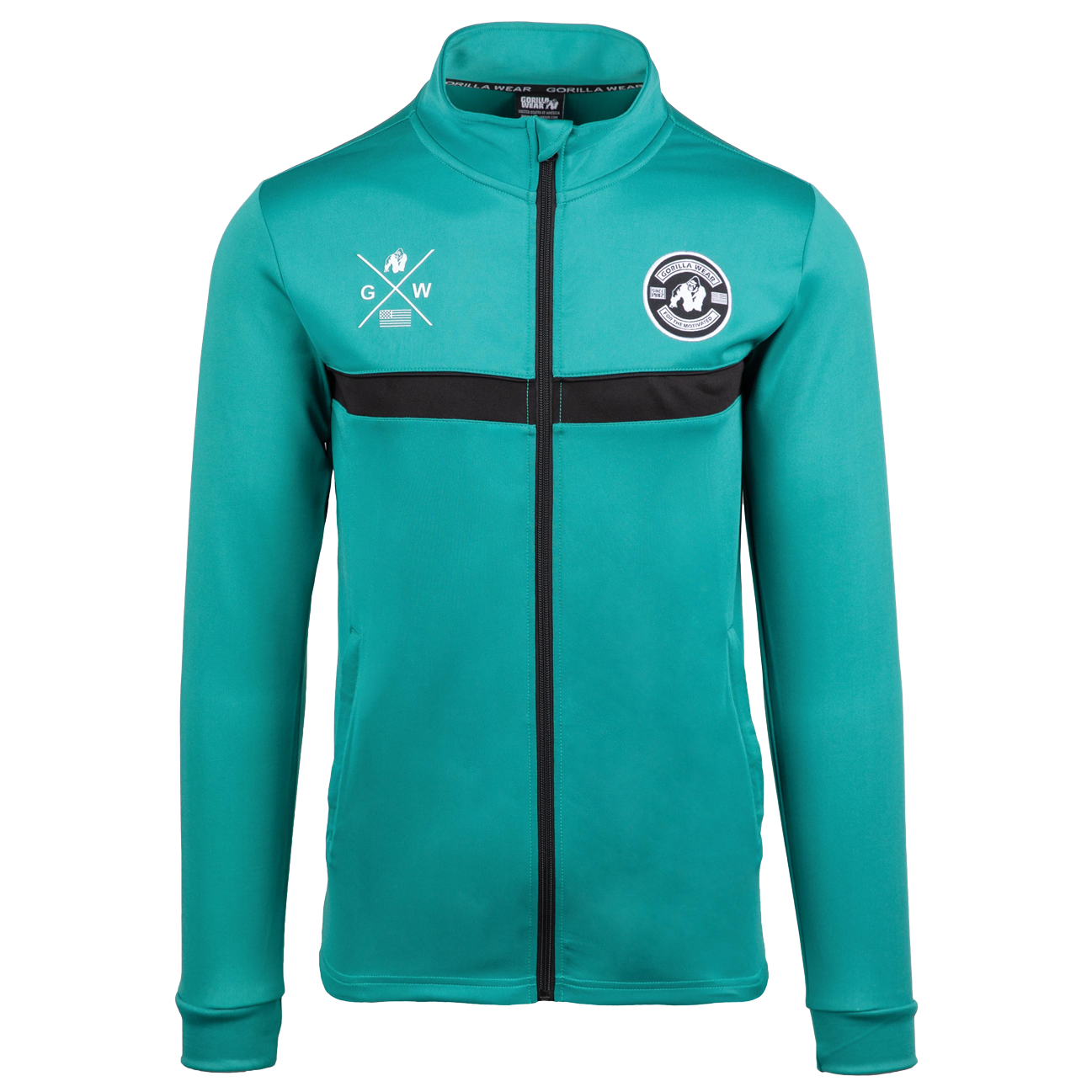 Gorilla Wear Vernon Track Jacket, teal green