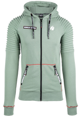 Gorilla Wear Georgia Zipped Hoodie, green bay