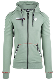 Gorilla Wear Georgia Zipped Hoodie, green bay