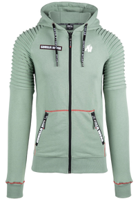 Gorilla Wear Georgia Zipped Hoodie, green bay