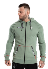 Gorilla Wear Georgia Zipped Hoodie, green bay
